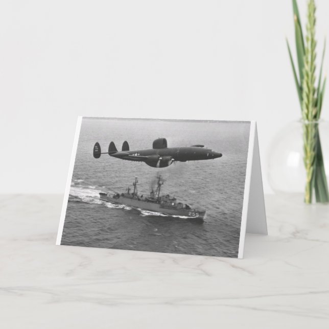 Lockheed WV-2 Super Constellation Card (Front)