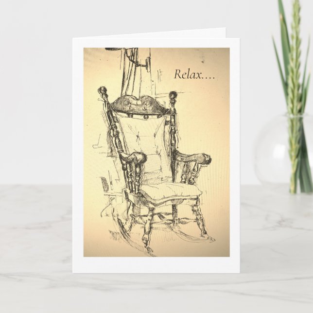 Locking Chair  ! Card (Front)