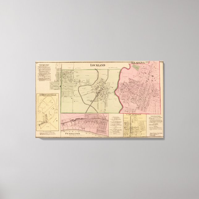 Lockland, Reading, Ohio Canvas Print (Front)