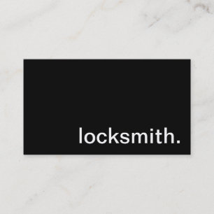 Locksmith Business Card