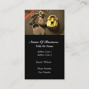 Locksmith Business Card