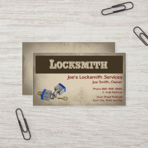 Locksmith Business Card