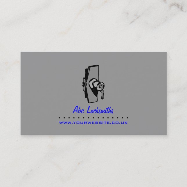Locksmith Business Card v2 (Front)