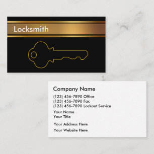 Locksmith Business Cards