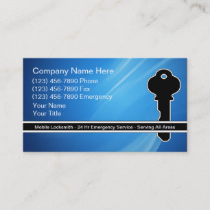 Locksmith Business Cards