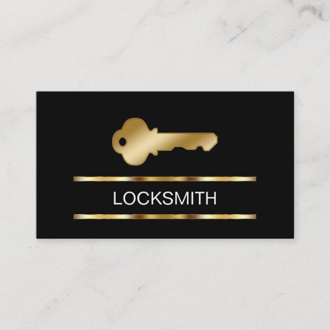 Locksmith Business Cards (Front)