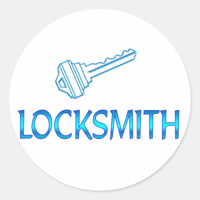 Locksmith Classic Round Sticker (Front)