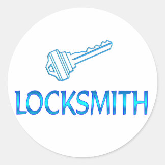 Locksmith Classic Round Sticker