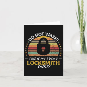 Locksmith Funny Quote, Lock Picker Graphic Card