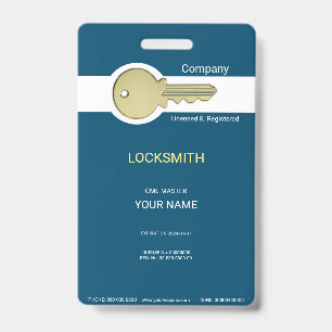 Locksmith ID Badge