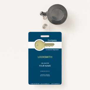 Locksmith ID Badge