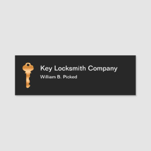 Locksmith Professional Employee Name Tag