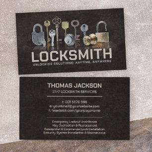 Locksmith Services Business Card