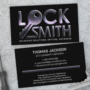 Locksmith Services Business Card