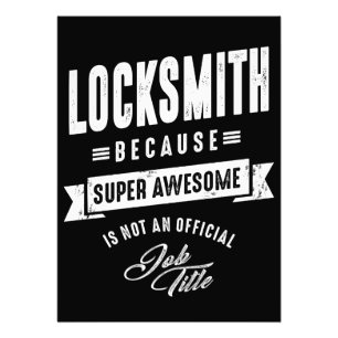 Locksmith Work Job Title Gift Photo Print