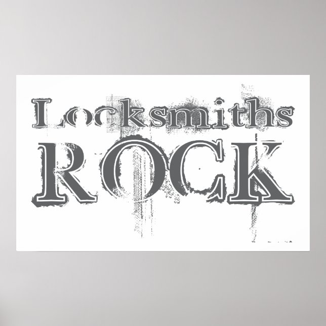 Locksmiths Rock Poster (Front)