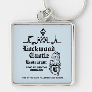 Lockwood Castle Restaurant, Chicago, IL Key Ring