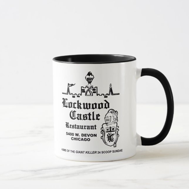 Lockwood Castle Restaurant, Chicago, IL Mug (Right)