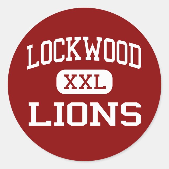 Lockwood - Lions - Middle - Billings Montana Classic Round Sticker (Front)