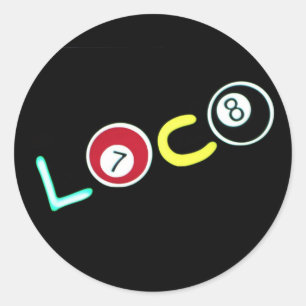 Loco Classic Round Sticker