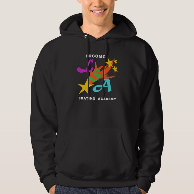 Locomo Skating Academy Hoodie - DARK (Front)