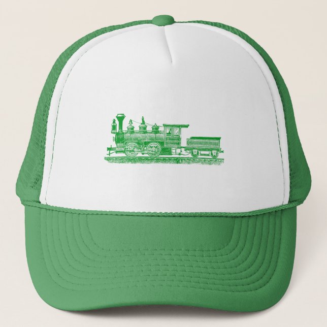 Locomotive 02 - Grass Green Trucker Hat (Front)