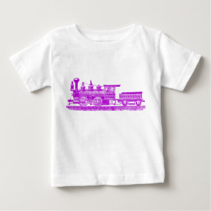 Locomotive 02 - Purple Baby T-Shirt
