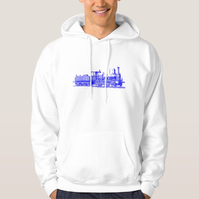 Locomotive - Blue Hoodie (Front)