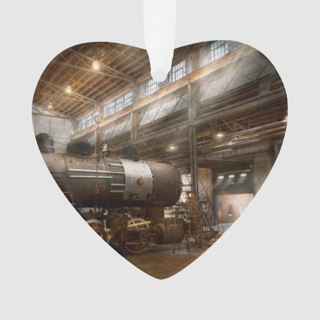 Locomotive - Locomotive repair shop Ornament (Front)