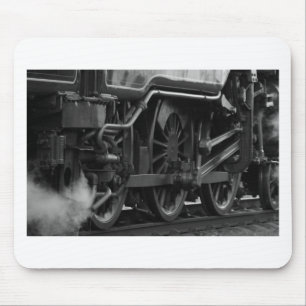 Locomotive mechanic school mouse mat