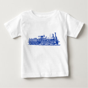 Locomotive - Navy Blue Baby T-Shirt