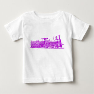 Locomotive - Purple Baby T-Shirt