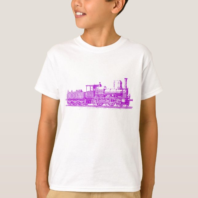 Locomotive - Purple T-Shirt (Front)