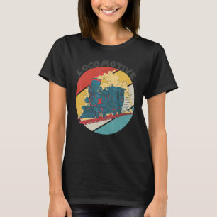 Locomotive Railroad Conductor Railway Train Steam T-Shirt