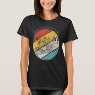 Locomotive Railway Conductor Railroad Train Steam T-Shirt