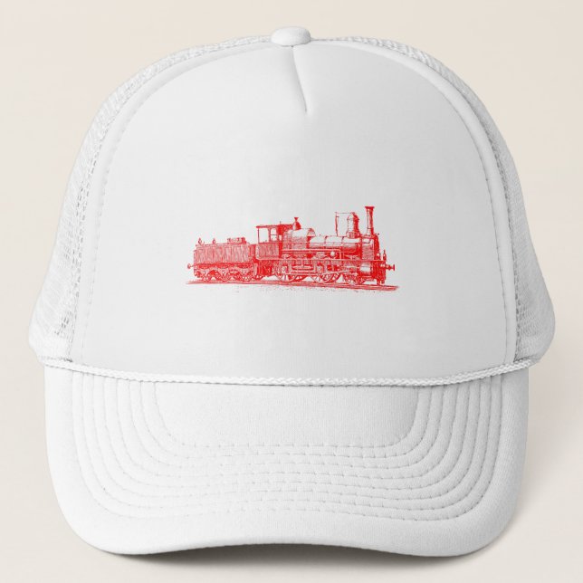 Locomotive - Red Trucker Hat (Front)