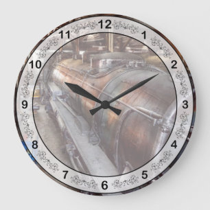 Locomotive - Routine maintenance Large Clock