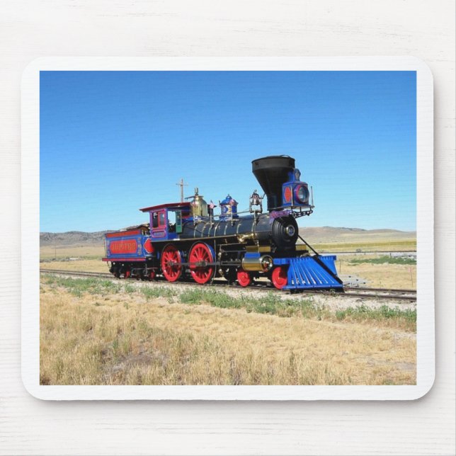 Locomotive Steam Engine Train Photo Mouse Mat (Front)