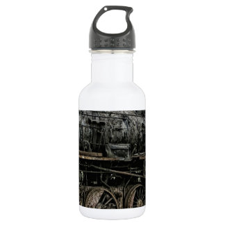 locomotive steam engine train rail railway 532 ml water bottle