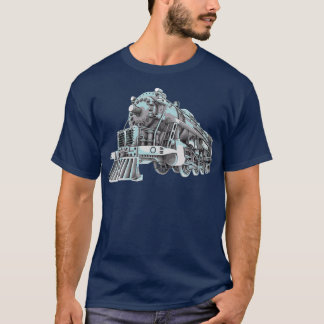Locomotive steam locomotive railroad train 5 T-Shirt