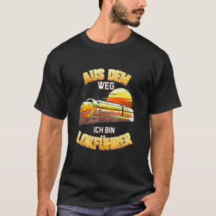 Locomotive Steam Locomotive Train Guide T-Shirt