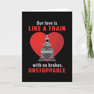 Locomotive Train Driver Trains Railroad Funny Gift Card