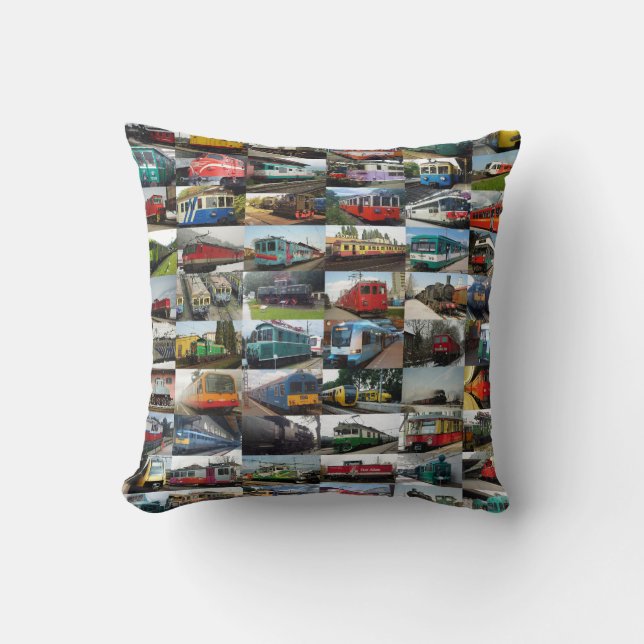 Locomotive Train Pillow (Front)
