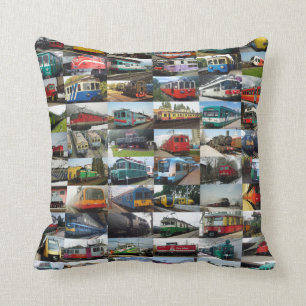 Locomotive Train Pillow