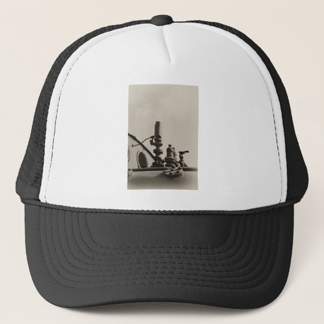 Locomotive's horn valve trucker hat (Front)