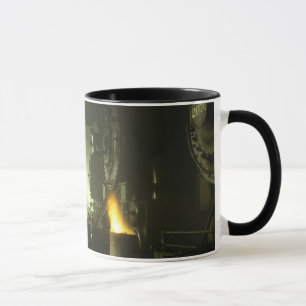 Locomotives in the Roundhouse Mug