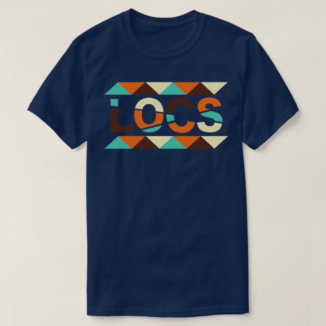 Locs Retro Vintage T-Shirt (Design Front)