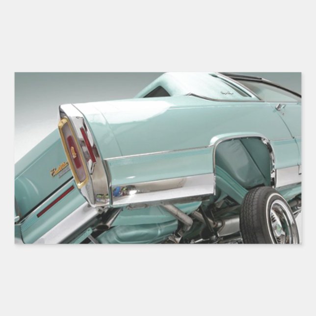 LoCusts - Lowrider 'n Custom Cars Rectangular Sticker (Front)