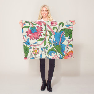 Lodden, William Morris Fleece Blanket