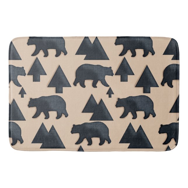 Lodge/ Black Bear Bath Mat (Front)